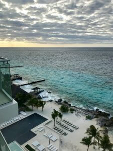 view from classic king room at the westin cozumel