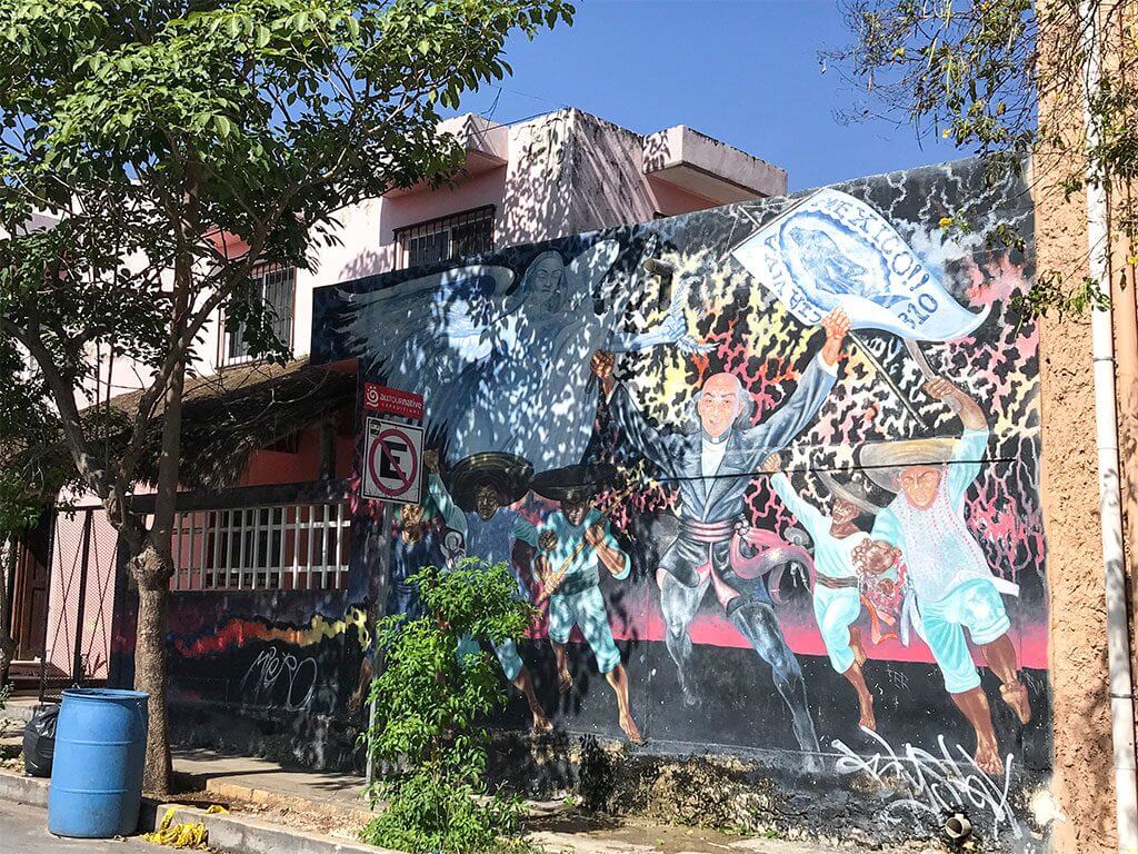 There is tons of beautiful street art to be discovered in Playa del Carmen
