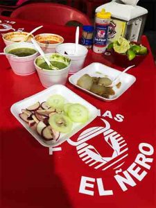 El Ñero is a great place to eat tacos on a budget in Playa del Carmen, Mexico.