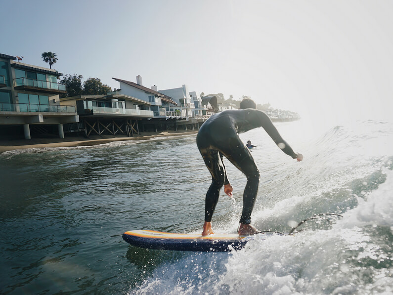 surfing is a must-do activity in malibu
