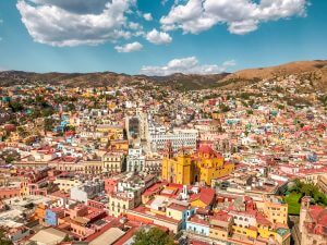 Panoramic view of Guanajuato, Mexico
