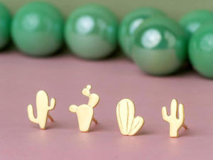 these cactus earrings make a fantastic mexico inspired gift