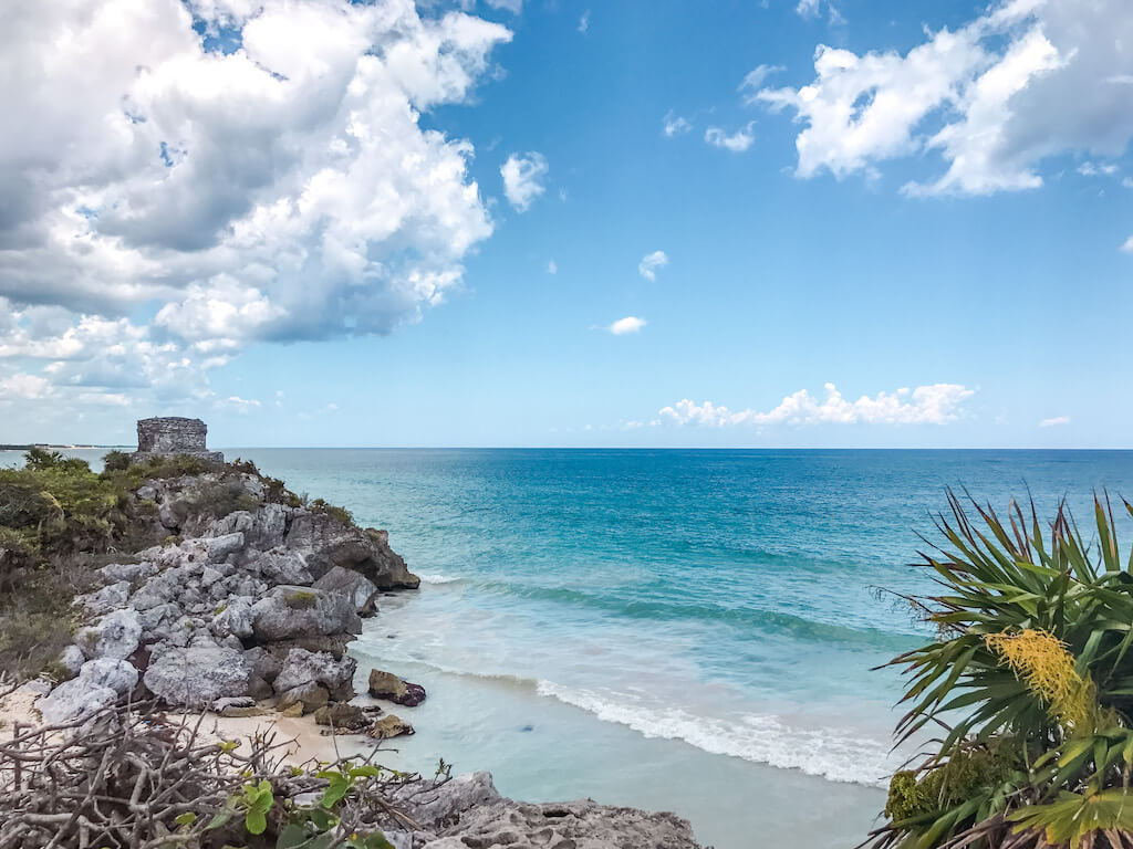 The Tulum ruins are one of the most popular attractions in Tulum. 