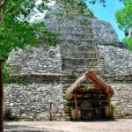 Mayan pyramid in coba which is the tallest mayan pyramid in the yucatan peninsula