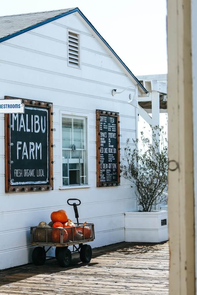 Malibu farms has two locations on the Malibu pier